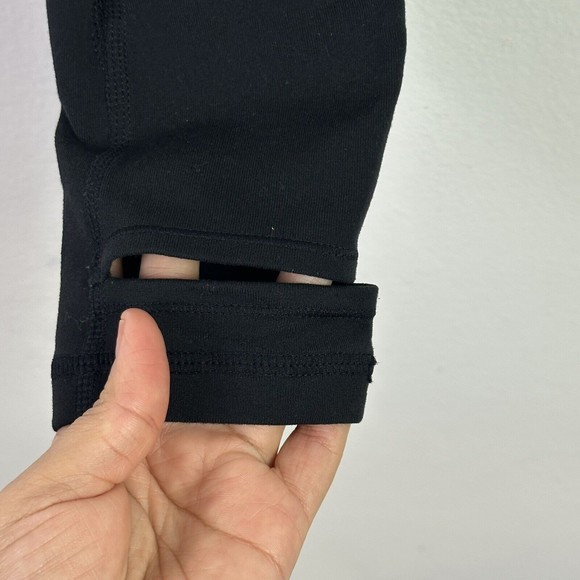 ALO YOGA MId Rise  Black Coast Legging Mesh Stirrups Size S - Picture 10 of 11